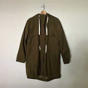 Old Navy Women's Khaki and White Coat